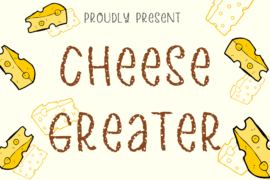 Cheese Grater Font