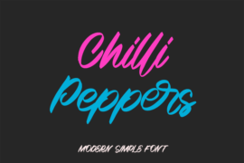 Chilli Peppers – personal use Font