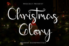 Christmas Glory – Personal use Font