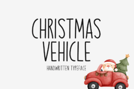 Christmas Vehicle Font