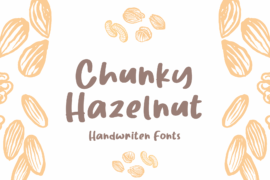 Chunky Hazelnut Font