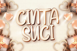 CINTA SUCI Font