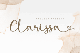 Clarissa – Personal Use Font