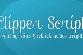 Clipper Script (Personal Use) Font Family