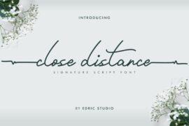 Close Distance Demo Font
