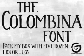 Colombina Personal Use Font