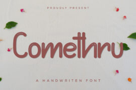 Comethru Demo Font