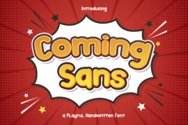 Coming Sans Free Trial Font