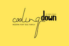Cooling Down Demo Font Family