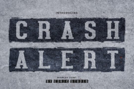 Crash Alert Demo Font