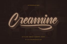 Creamine Demo Font
