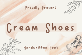 CreamShoes Font