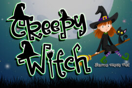 Creepy Witch-Personal Use Font