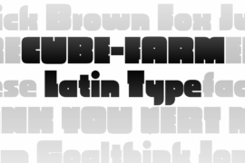 CubeFarm_Latin Font