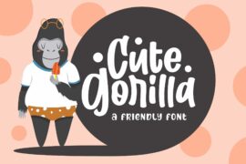 Cute Gorilla Font