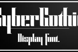 CyberGothic DEMO Font