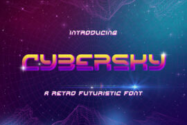 Cybersky Free Trial Font