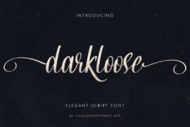 Darkloose Demo Font