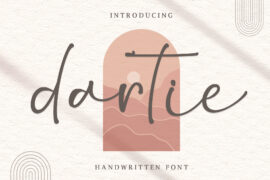 Dartie – Personal Use Font