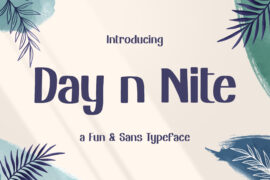 Day n Nite Free Trial Font
