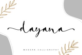 dayana – personal use Font