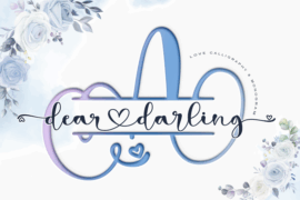 dear darling Font