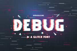 DEBUG FREE TRIAL Font