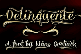 Delinquente Demo Font Family