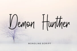 Demon Hunther – Personal Use Font