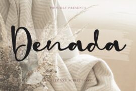 Denada – Personal Use Font
