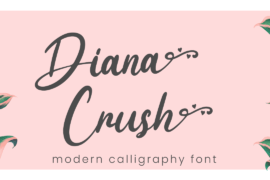 Diana Crush Font