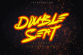 Double Seat Display Basics Font