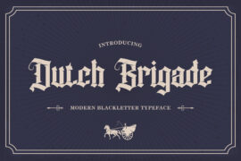 Dutchbrigade Font