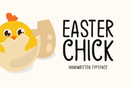 Easter Chick Font