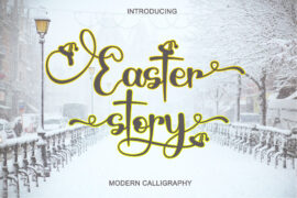 Easter Story – Personal Use Font