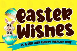 Easter Wishes – Personal Use Font