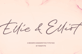 Ellie Script Font