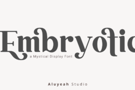 Embryotic Font