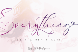 Everything Calligraphy Font