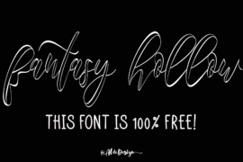 fantasy hollow Font