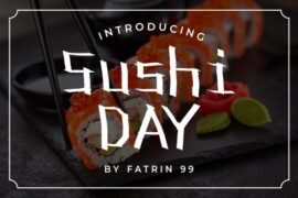 FATRIN Sushi DAY Demo Font