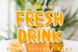 Fresh Drink Font
