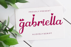 gabriella – Personal Use Font