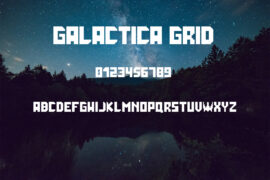 GalacticaGrid Font