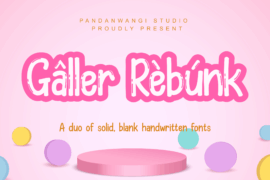 Galler Rebunk Font Family