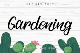 Gardening – personal use Font