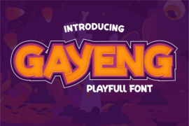 GAYENG Font