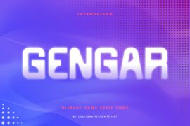 Gengar Demo Font