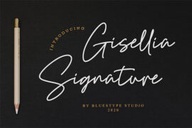 Gisellia Signature Font