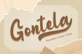 Gontela Personal Use Font